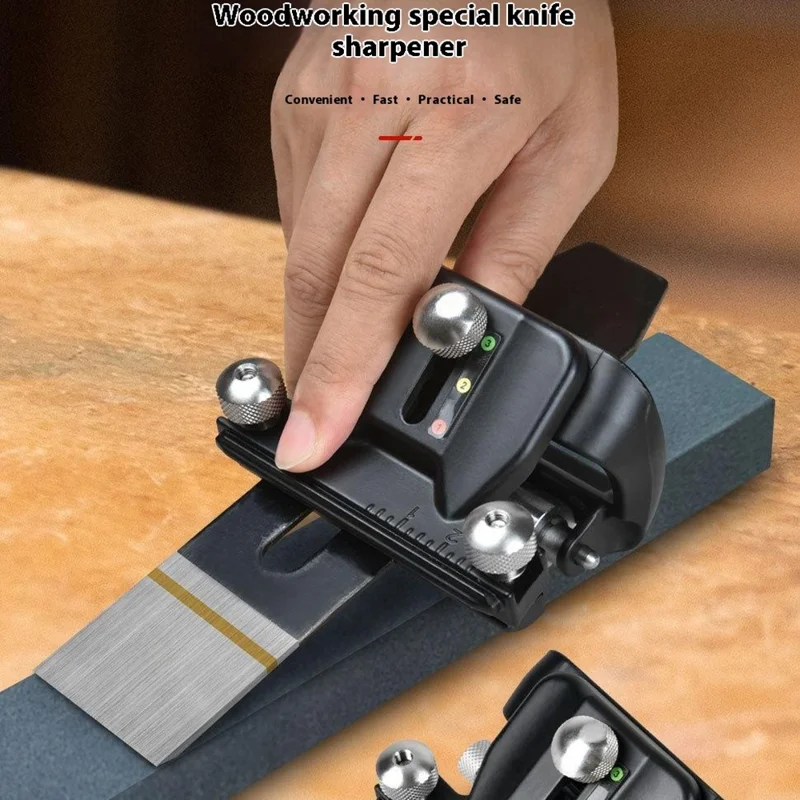 Justérbar skærpesystem til træhugger, fast vinkel til skærpsning af skarpe, manuel skærpereguide