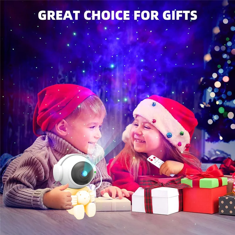 Projecteur d'étoiles en forme d'astronaute WD026 Lampe d'ambiance Galaxie Nébuleuse avec télécommande