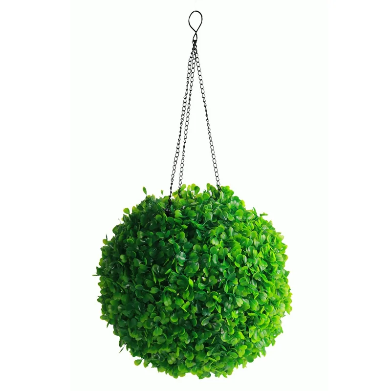 14 x 34cm Solar Powered LED Light Artificial Flower Ball String Lights for Outdoor Garden Decor