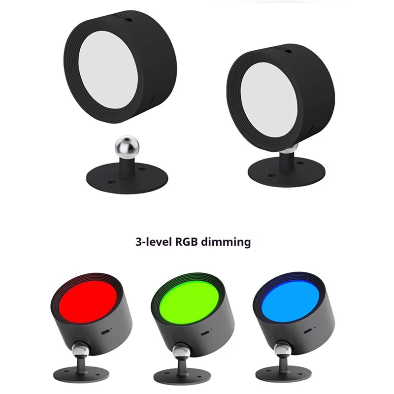 Éclairage mural RGB pour tableau avec télécommande, projecteur LED à intensité variable pour l'exposition d'œuvres d'art