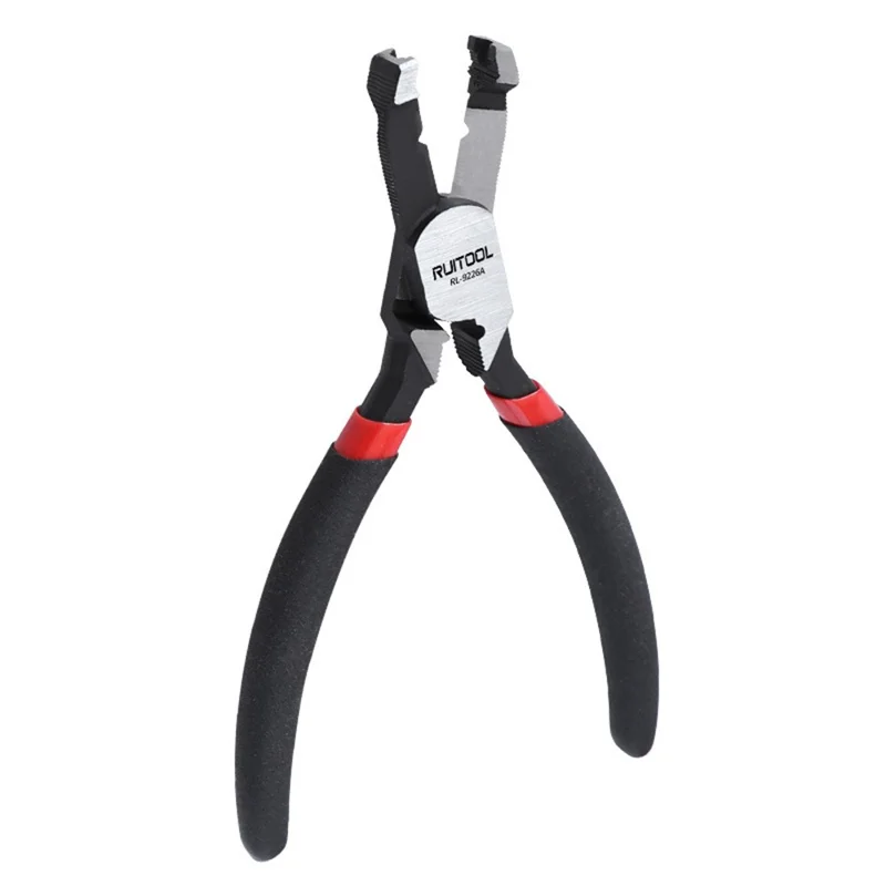 Multifunctionele Schroefextractor Tangen Hoge-hardheids Stalen Draadsnijder met Antisliphandvat voor Roestige en Beschadigde Schroeven - RL-9226A / Zwart