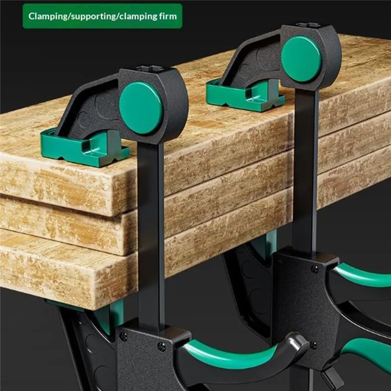 SENDA TOOLS Morsetto per Lavorazione del Legno 6 Pollici Morsetto F-Type Pesante Bifacciale Regolabile con Bloccaggio Rapido a Grilletto