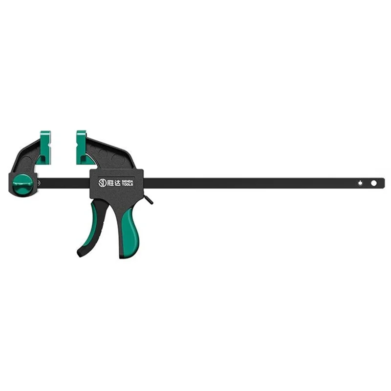 SENDA TOOLS Morsetto per Falegnameria 18 Pollici Morsetto F Regolabile Pesante a Doppia Direzione con Bloccaggio Rapido a Grilletto
