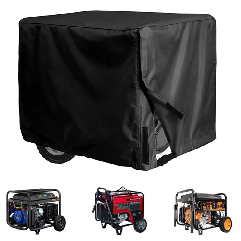 66x51x51cm 420D Oxford Fabric Generator Cover Waterproof UV Resistant Dust Cover - Black