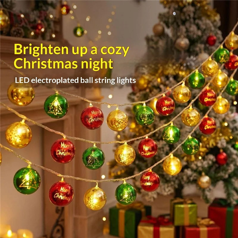 6 m, 40 LED, lampki choinkowe LED, lampa z powłoką zwierciadlaną, ciepłe żółte światło, przezroczysty miedziany drut, lampki dekoracyjne – gwiazda pięcioramienna (wersja z baterią)