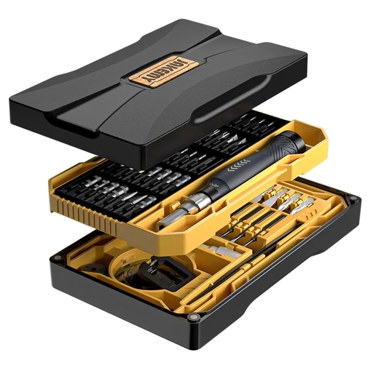 Jakemy JM-8186 Multifunction Precision Settle Conjunto de Ferramentas de Reparo Portátil Kit Para Relógios, Câmeras - Amarelo