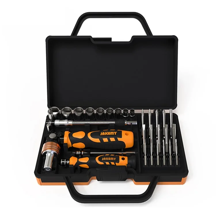 Ensemble de tournevis ménagers 33-en-1 JAKEMY JM-6121 Portable Repair Tool Bits pour téléviseurs, ordinateurs