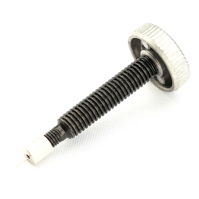 Bracelet de montre en métal Strap Link Pin Remover Outils de réparation pour horlogers avec 3 broches supplémentaires - Noir