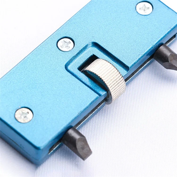 Abridor ajustable de caja de reloj de metal, quitador de tapa trasera, llave de reparación de reloj - Cabeza cuadrada