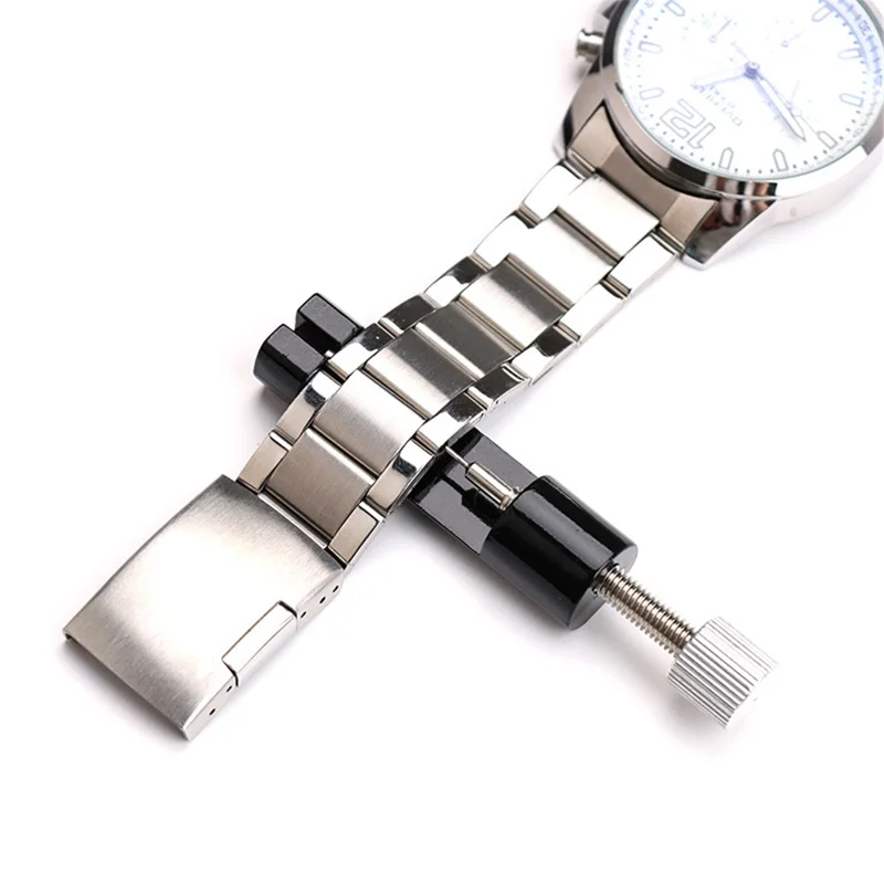 Aluminum Watch Band Strap Bracelet Link Pin Remover Watch Repair Tool - Red