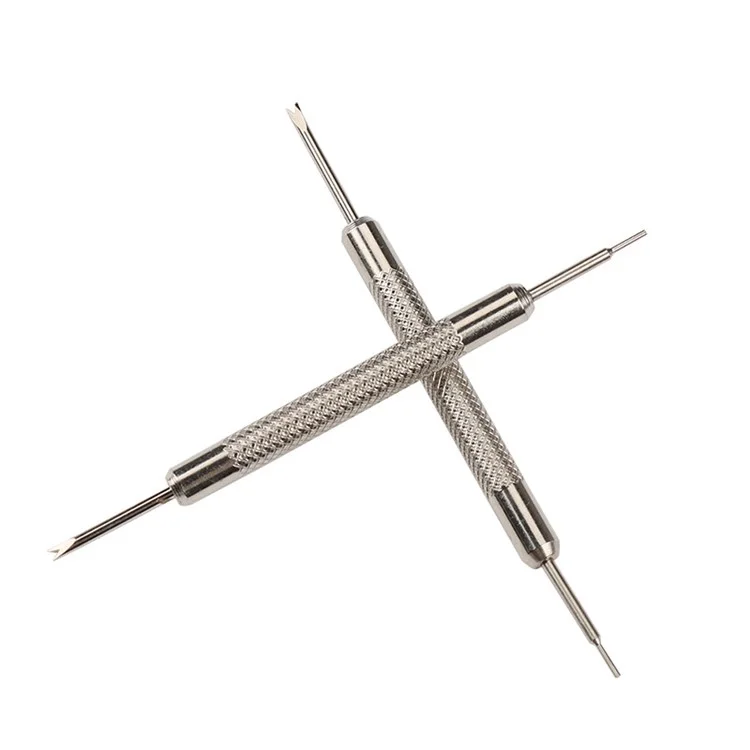 100 piezas Herramienta de reparación de correas de reloj de barra de resorte de doble extremo Herramientas de eliminación y reparación de pulseras de reloj 