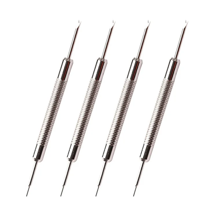 100 piezas Herramienta de reparación de correas de reloj de barra de resorte de doble extremo Herramientas de eliminación y reparación de pulseras de reloj 
