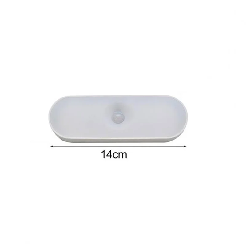 TA-053 14cm Rechargeable Light Bar Home Cabinet Magnetic Human Body Sensor LED Night Light - Yellow Light