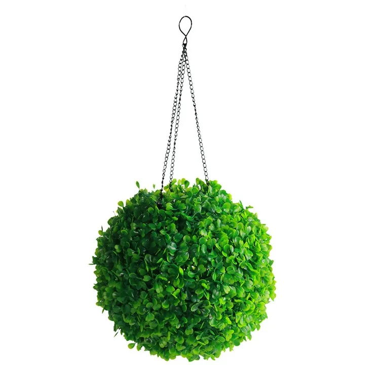 Lampe de jardin solaire en forme de boule d'herbe Home LED, Décoration extérieure pour jardin, Plante artificielle décorative, Lampe solaire, Taille : L