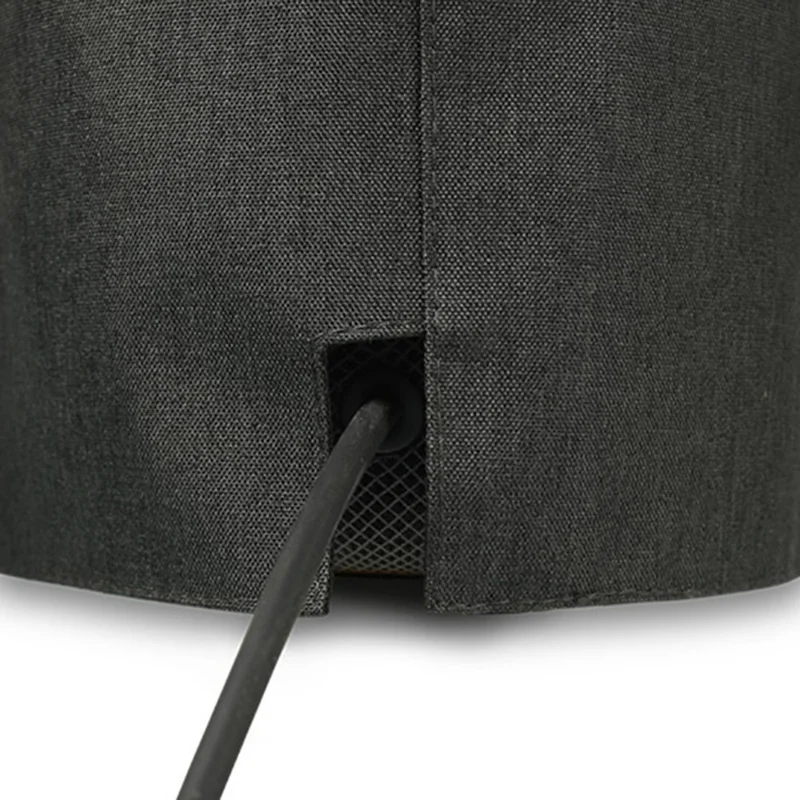 For Apple HomePod 1st / 2nd Gen Bluetooth-compatible Speaker Dust-proof Cover Oxford Cloth Protective Cover - Dark Grey