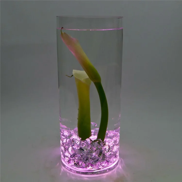12Pcs Colorful Submersible Light 3-LED SMD5050 Pool Underwater Lamp with Remote Vase Night Lamp