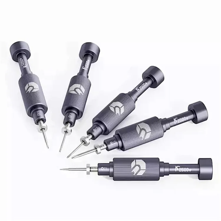 JAKEMY JM-8190 Aviation Aluminum Alloy Magnetic Screwdriver Set with S-2 Alloy Bits for Smart Phone, Watch Repair -  Cross 1.5