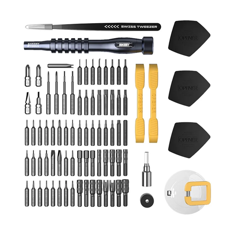 Set di cacciaviti multifunzione JAKEMY JM-8187 con punte, kit di strumenti per la riparazione di computer e telefoni cellulari