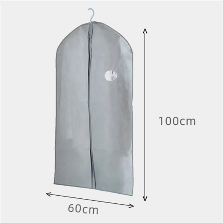 MOHO & HOME 60x100CM Non-Woven Clothes Cover Bag Dust Cover Suit Dress Jacket Protector - Grau