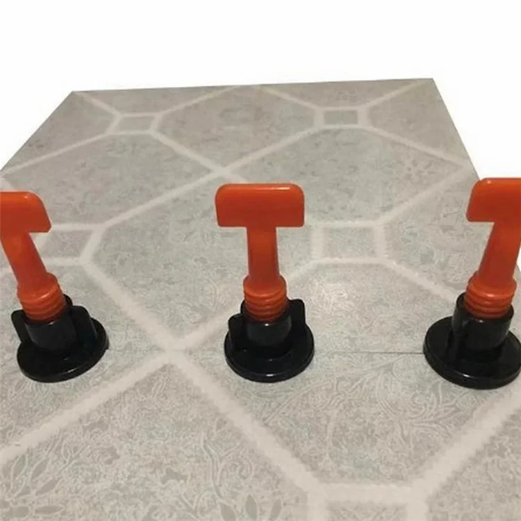 Sistema de Nivelación de Baldosas DC 1 Kit 50Pcs / Set Espaciadores de Nivelador de Baldosas con Forma de Cruz T-Pin Nivelador con Llave para Ajuste de Baldosas de Pared y Piso