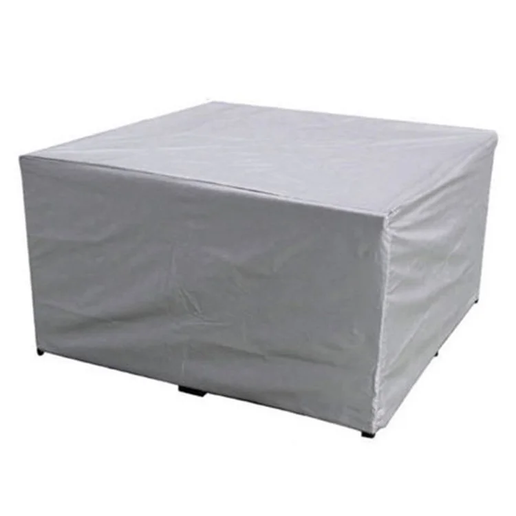 308x138x89CM Garden Patio Table Cover Dustproof Oxford Cloth Chair Protector - Silver