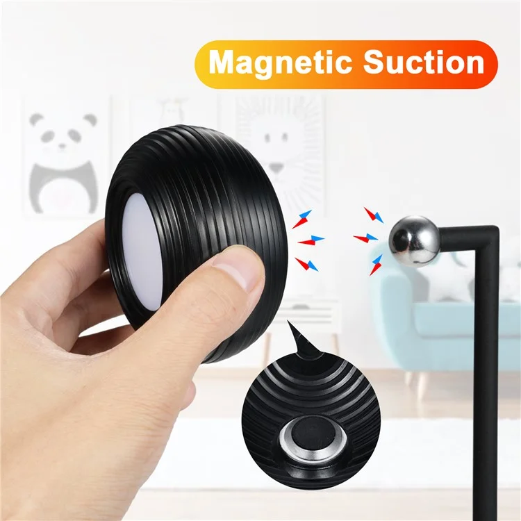 ML-CX003 Magnetische Wandleuchte-rotationstischlampe Für Schlafzimmer (CE, Rohs, FCC) - Schwarz