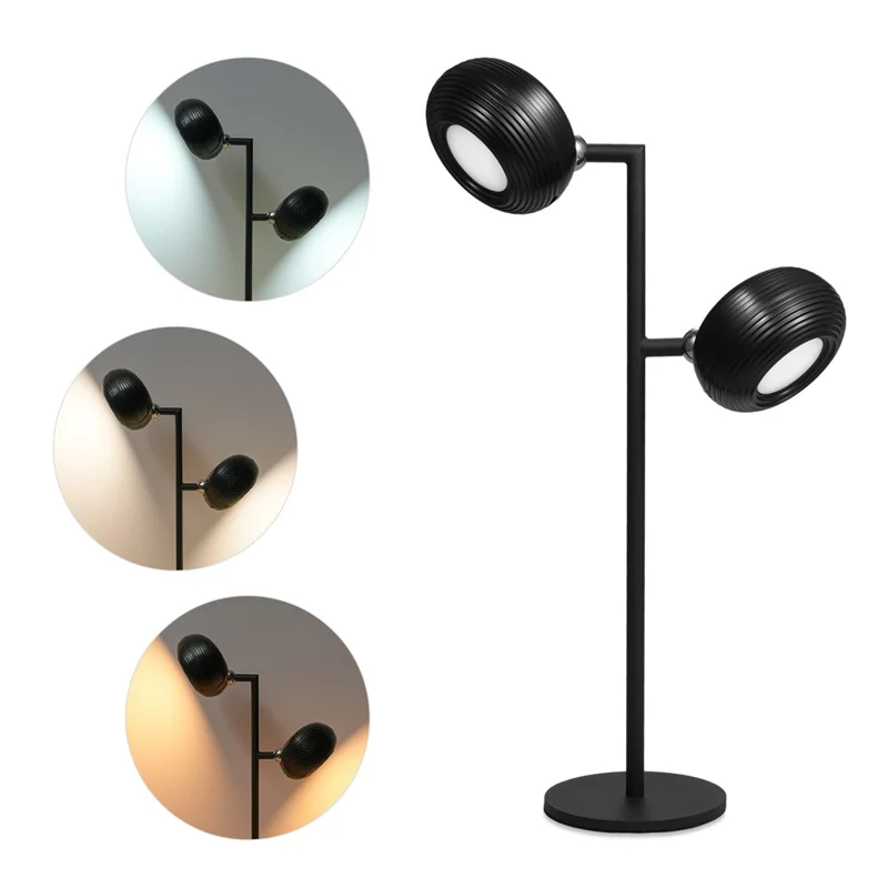 ML-CX004 2PCS Table Lamp Magnetic Wall Lights Rotation Hanging Lamps (CE, RoHS, FCC) - Black