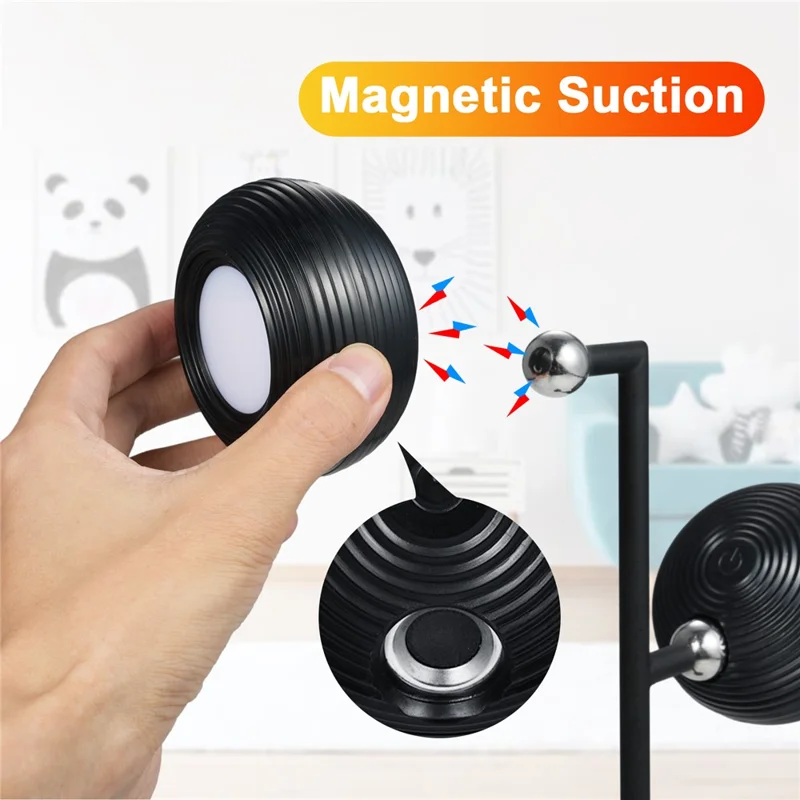 ML-CX004 2PCS Table Lamp Magnetic Wall Lights Rotation Hanging Lamps (CE, RoHS, FCC) - Black