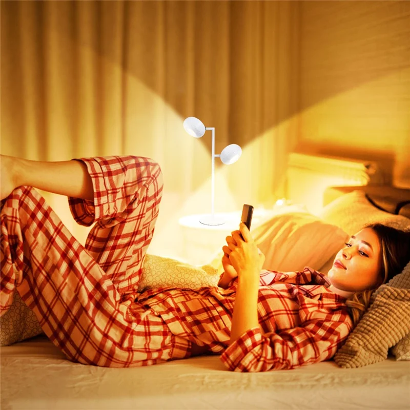 ML-CX004 2PCS Table Lamp Magnetic Wall Lights Rotation Hanging Lamps (CE, RoHS, FCC) - White