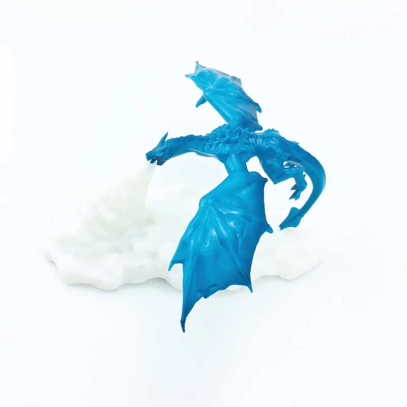 BDL2001-2002 Creative 3D Printing Lamp Dragon Design Night Light Home Decor - Ice Dragon