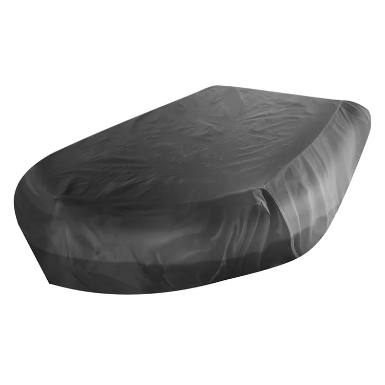 420x210x46cm Kayak Cover V-Shaped Boat Cover Waterproof 210D Oxford Cloth Case - Black