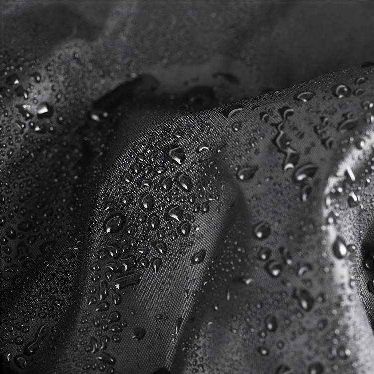 420x210x46cm Kayak Cover V-Shaped Boat Cover Waterproof 210D Oxford Cloth Case - Black