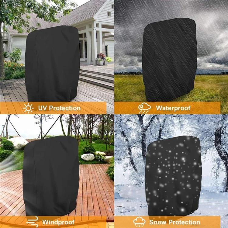 94x34x96cm Outdoors Folding Chair Cover Oxford Cloth Waterproof Patio Furniture Dust Cover
