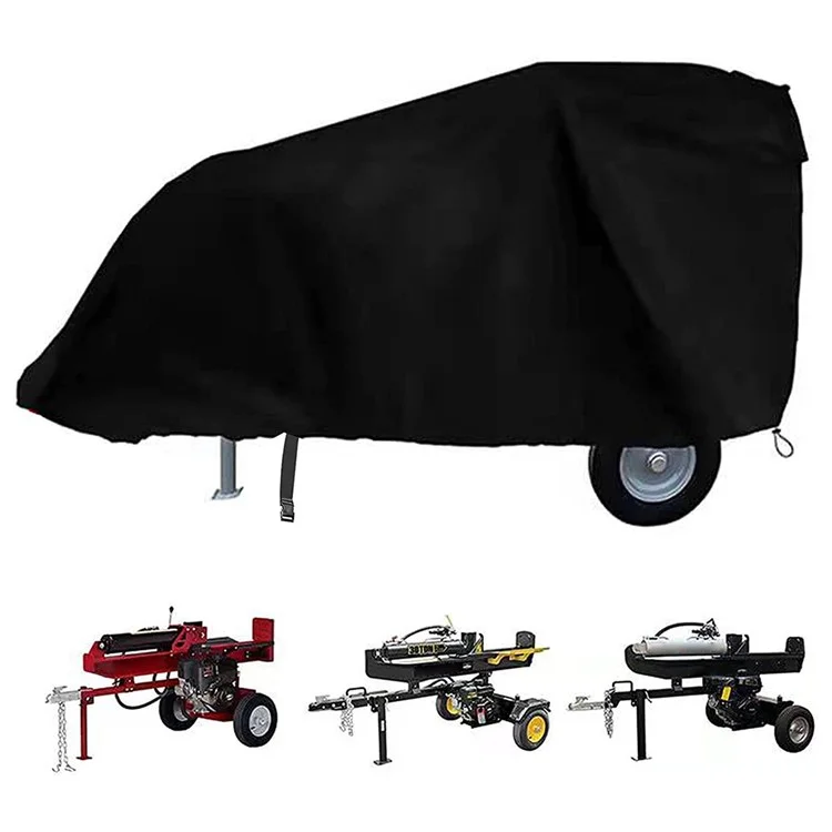 Outdoor Oxford Cloth Wood Splitter Cover Electric Log Splitter Dust Cover, 145x69x79cm - Schwarz
