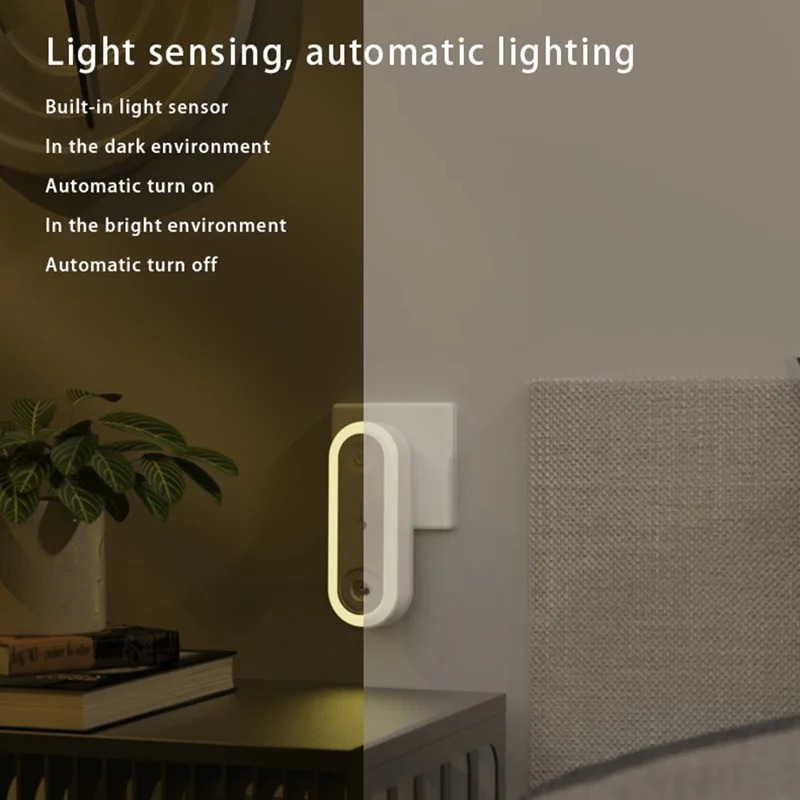 SP-15WJH Negative Ion Generator Touch Control Air Purifying Smart LED Night Light - EU Plug