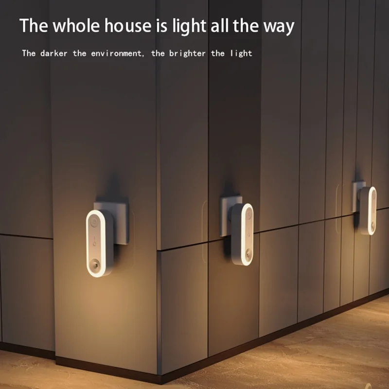 SP-15WJH Negative Ion Generator Touch Control Air Purifying Smart LED Night Light - EU Plug