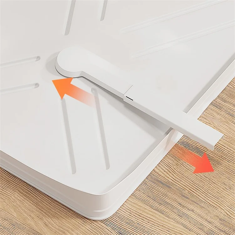 Supporto per lavello da cucina retrattile in acciaio al carbonio - Bianco