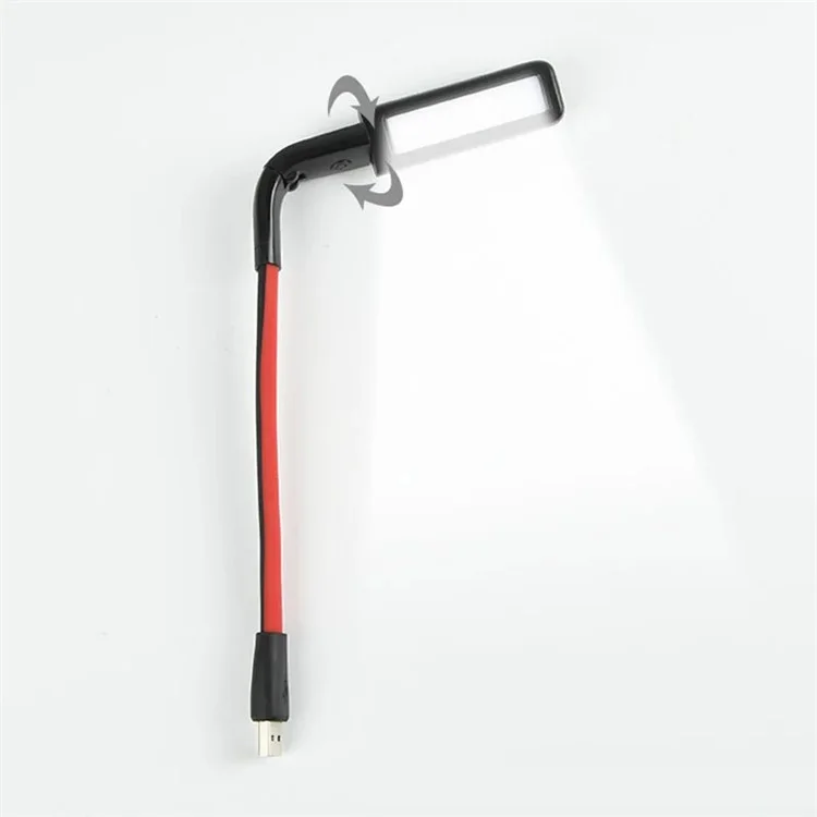 Lampe de bureau pliable à détection de gestes USB avec capteur LED pour dortoir
