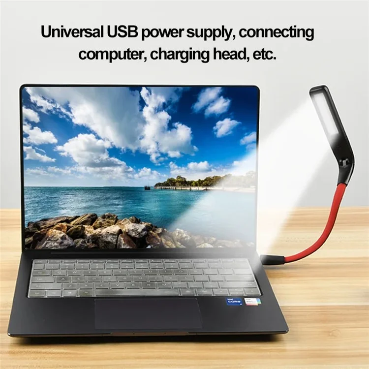 Lampe de bureau pliable à détection de gestes USB avec capteur LED pour dortoir