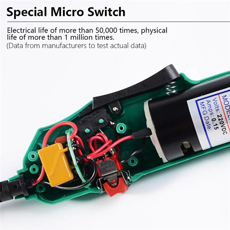 H6 220V Speed Adjustable Electric Screwdriver Bit Kit Home Repair Tool