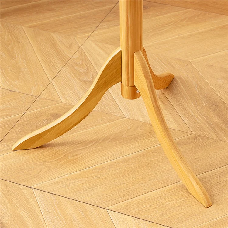 703XRZYMJ Modern Cactus Design Bamboo Coat Rack Bag Hat Hanger Freestanding Stand - Color Principal