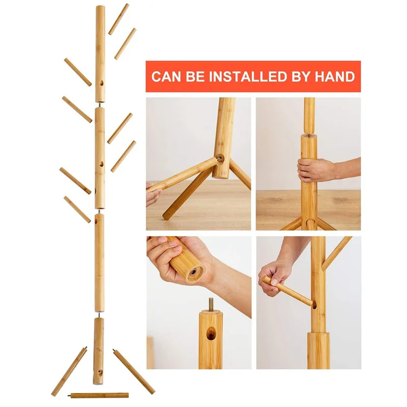 702SJYMJ Circular Column Bamboo Coat Rack Bag Hat Hanger Freestanding Stand - Tawny

Translated to Portuguese:

Suporte circular de coluna de bambu 702SJYMJ para casacos, bolsas e chapéus, autônomo - Acastanhado