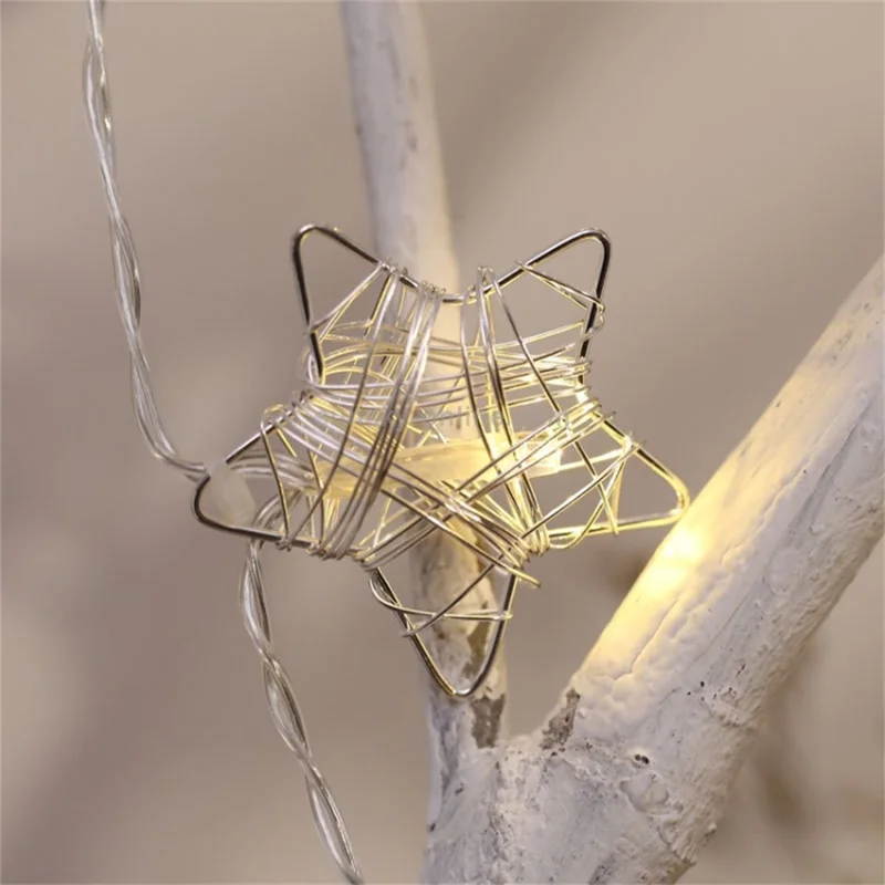 3m 20-LED Star String Lights Christmas Home Decoration Ornament LED Lamp Wedding Decor