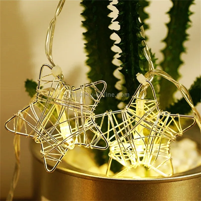 3m 20-LED Star String Lights Christmas Home Decoration Ornament LED Lamp Wedding Decor