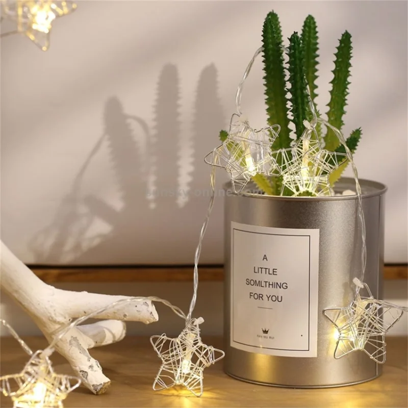 3m 20-LED Star String Lights Christmas Home Decoration Ornament LED Lamp Wedding Decor