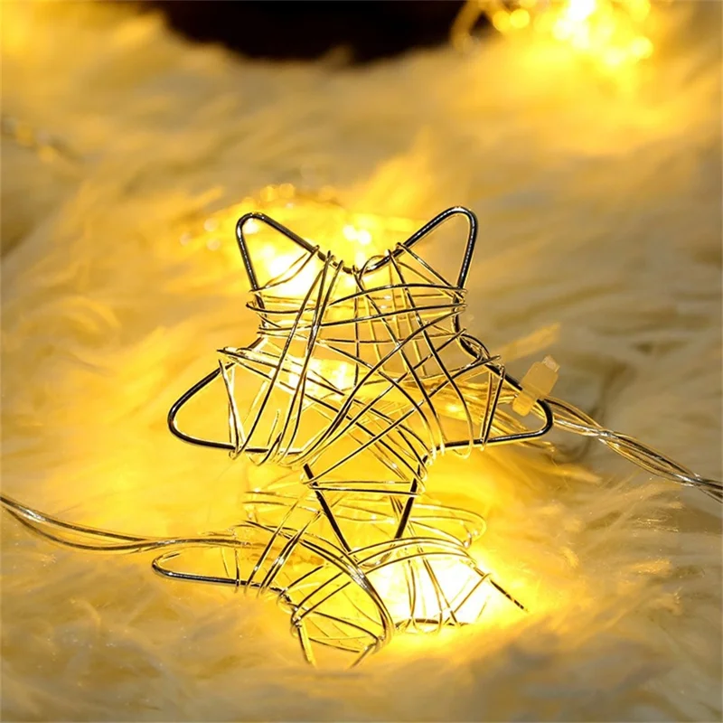 3m 20-LED Star String Lights Christmas Home Decoration Ornament LED Lamp Wedding Decor