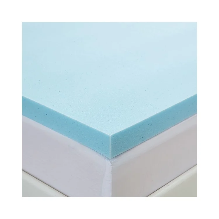 180x200cm Thickness 5cm Memory Foam Mattress Slow Rebound Gel Particles Cool Feeling Mattress - Blue