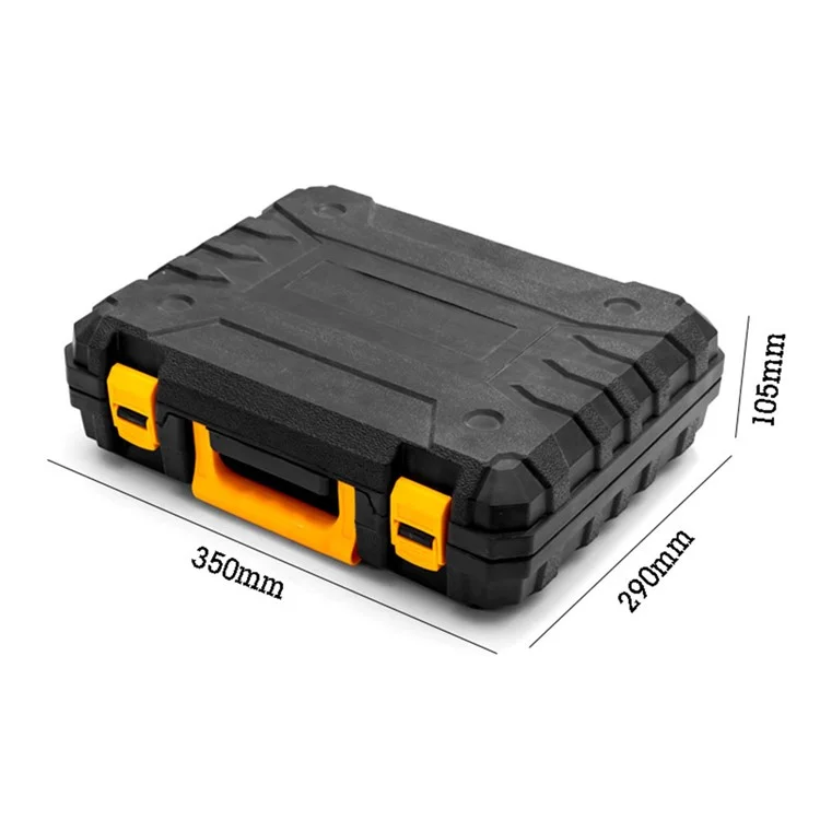 HILDA Rechargeable Electric Hammer Electric Impact Drill Wall Drilling Tools Set, EU Plug Charger + 1 Battery