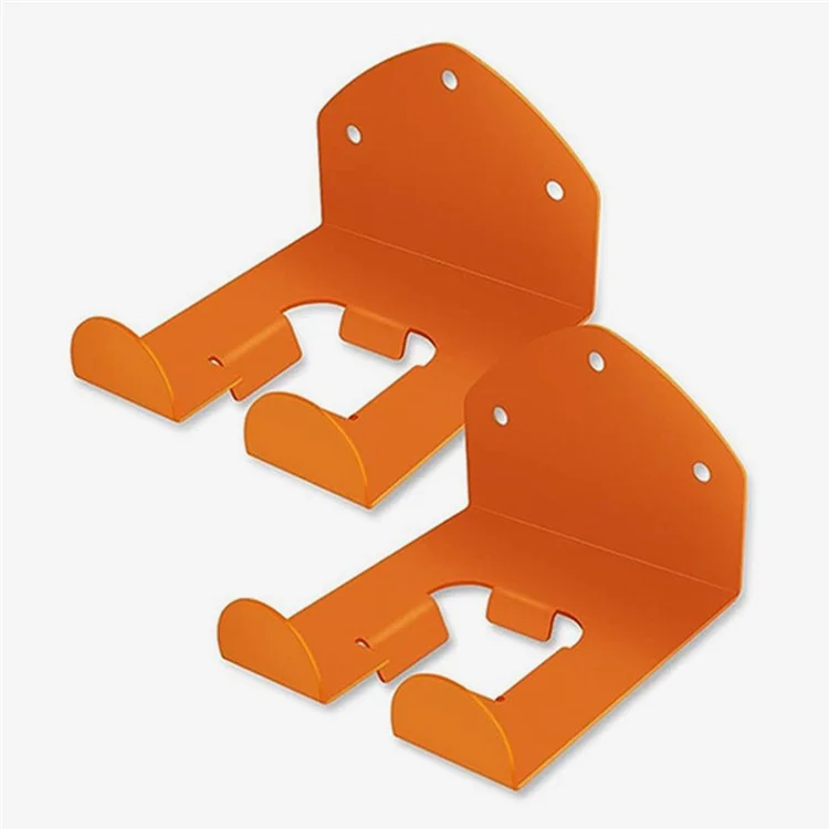 2 Ganchos de garagem para montagem na parede, suportes para cortador de grama, racks de armazenamento de ferramentas elétricas de metal.