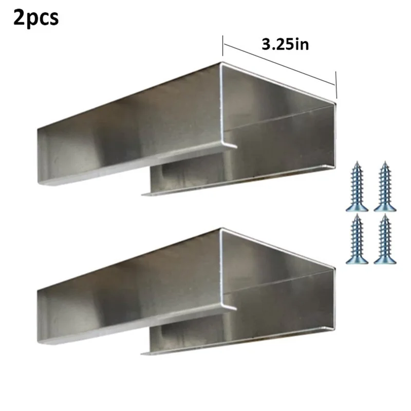 2Pcs Mason Jar Organizer Under Cabinet Mason Spice Jar Hanger Metal Storage Rack - Regular